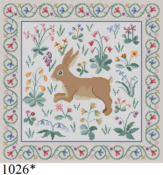 Cluny Rabbit on White