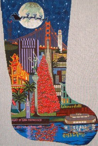 San Francisco Christmas Stocking