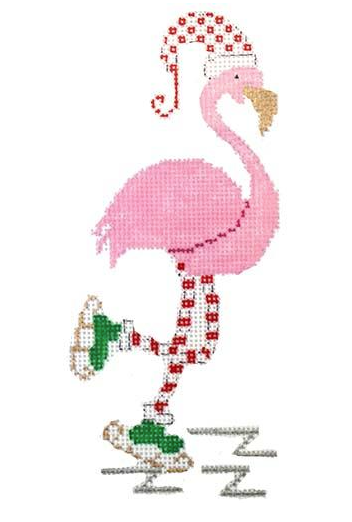 Skating Flamingo