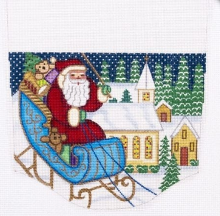 Santa In Sleigh Cuff