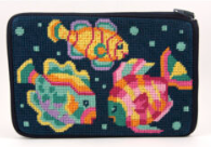 Tropical Fish Cosmetic Purse