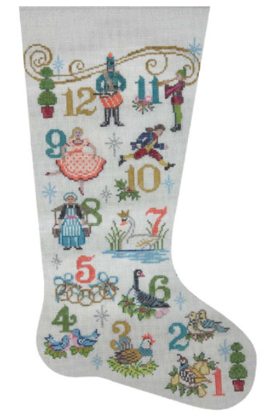 12 Days Christmas Stocking