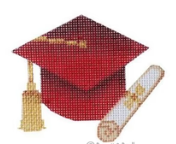 Graduation Cap Red