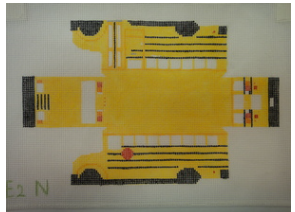 School Bus Brick Cover