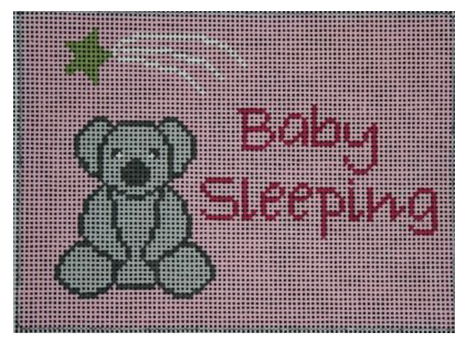 Baby Bear Sleeping Pink