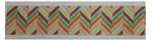 Chevron Multi Pinks Greens Orange Belt