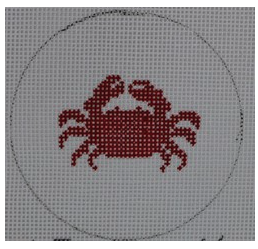 Red Crab 3" Round