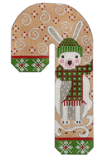 Rabbit Woodland Creature Candy Cane