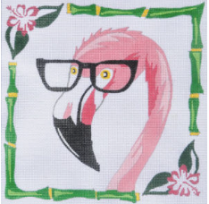 Flamingo With Glasses