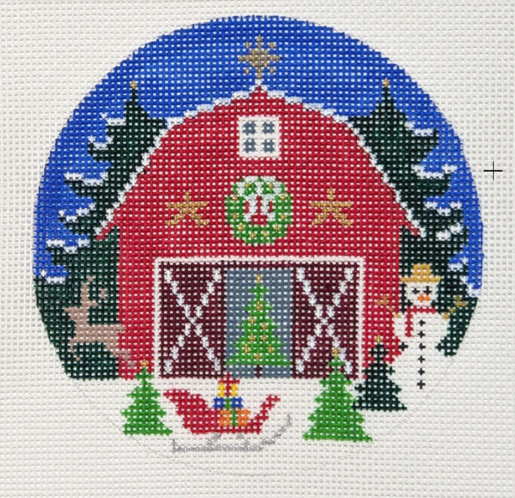 Christmas Barn Round