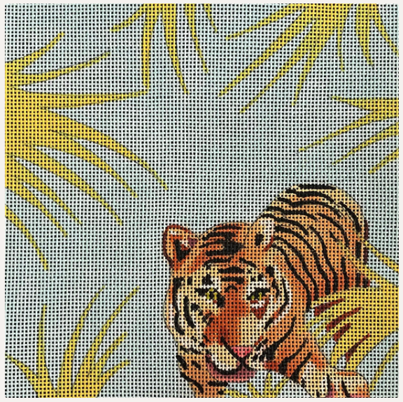 Peaking Tiger 6" Square