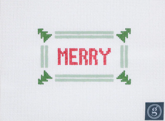 Merry Canvas 5x3 13M Goodpoint Needlepoint