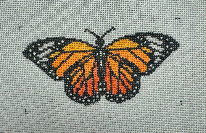 Monarch Butterfly Ornament 4.8x2.4 18M Initial K Studio