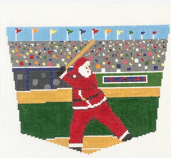 Baseball Santa Stocking Cuff