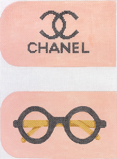 Chanel with Logo Double Eyeglass Case