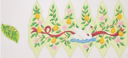 12 Days of Christmas 3-D Pears-Seven Swans A Swimming