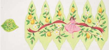 12 Days of Christmas 3-D Pears-Nine Ladies Dancing