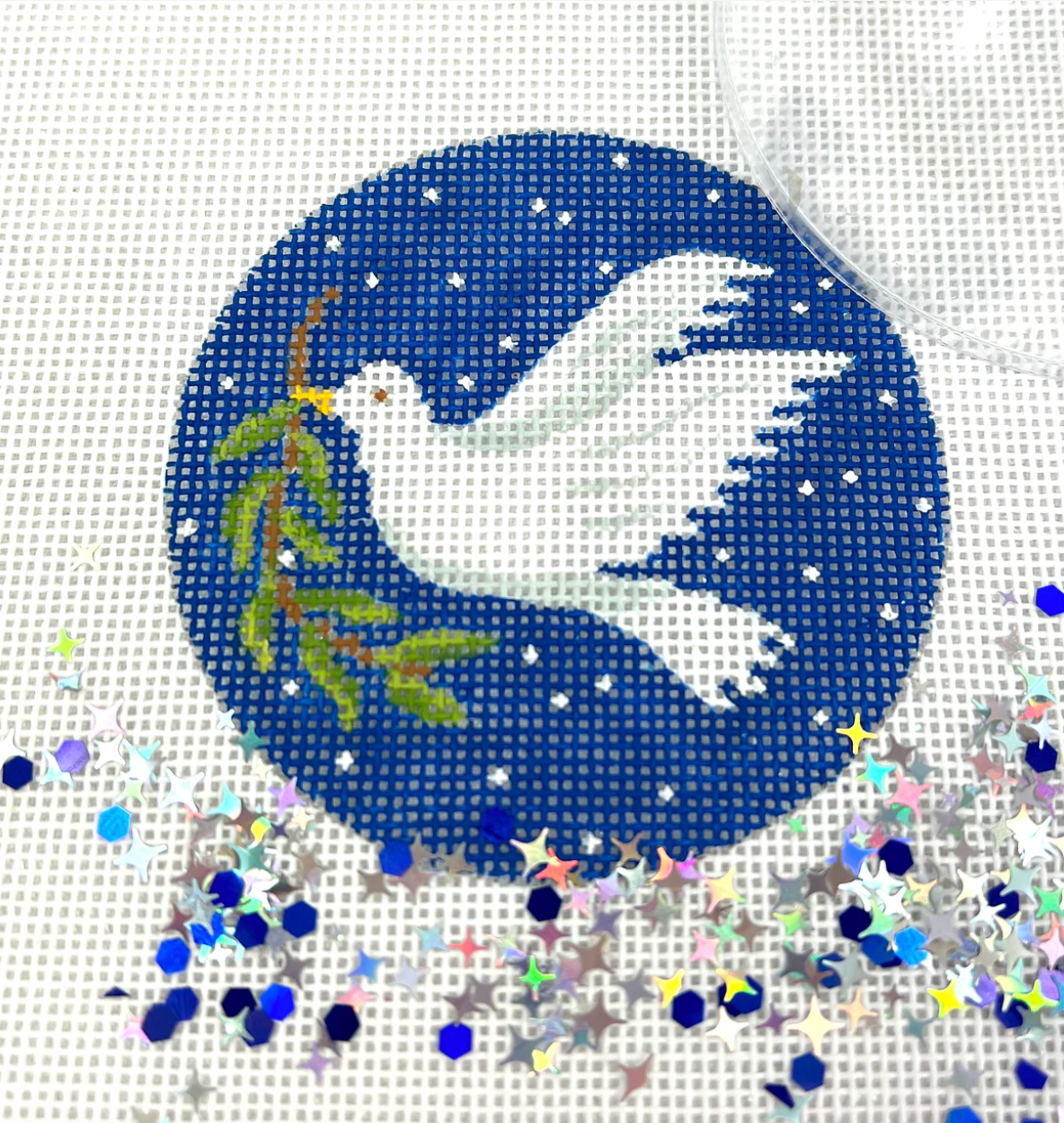 Dove w/ Olive Branch Snow Globe