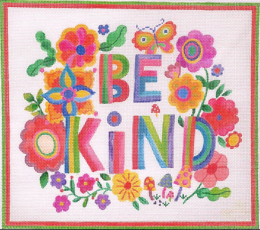 Be Kind 9.75x8.75 18M Kate Dickerson Needlepoint Collection