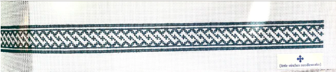 Nantucket Braid Belt Blue