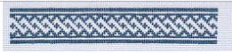 Nantucket Braid Key Fob/Cuff-Blue