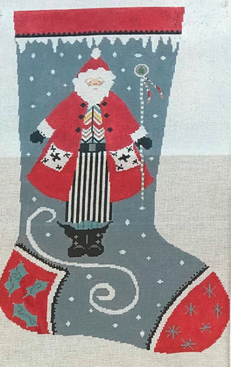 Snow Santa Stocking