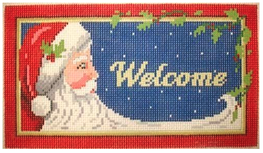 Night Sky Santa Welcome Sign