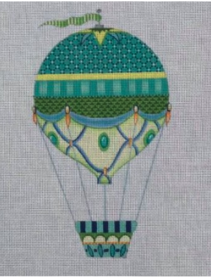 Blue & Green Hot Air Balloon