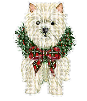 Holiday Westie Ornament