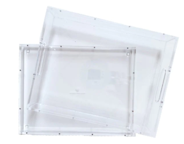 8.5" x 11" Rectangle Acrylic Tray