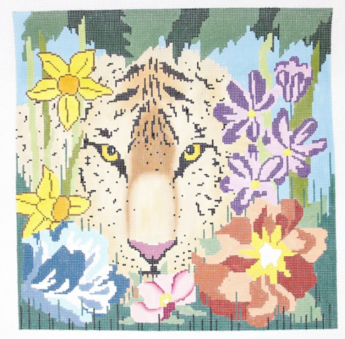 Tiger & Flowers