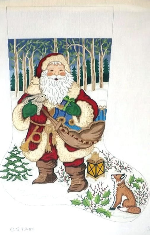 Santa w/ Sack & Bunny