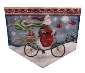 Bicycle Santa Cuff