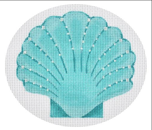 Seaside Scallop Shell-Turquoise