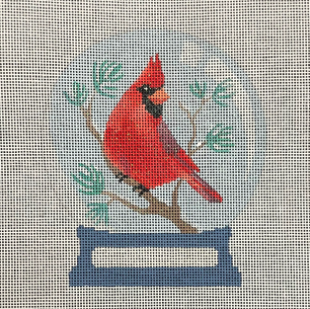 Cardinal Snow Globe