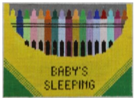 Crayons Baby Sleeping