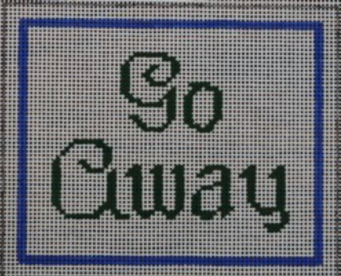 Go Away Sign