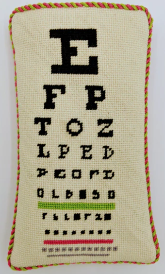 Eye Chart Eyeglass Case-Single