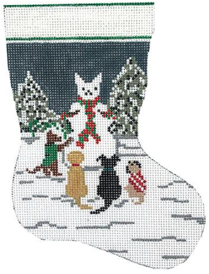 Snow Dog Mini Stocking