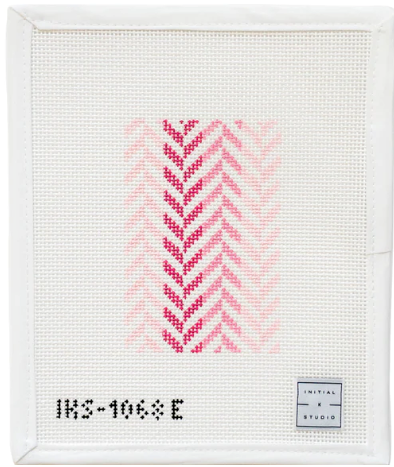 Herringbone Passport Insert Pink