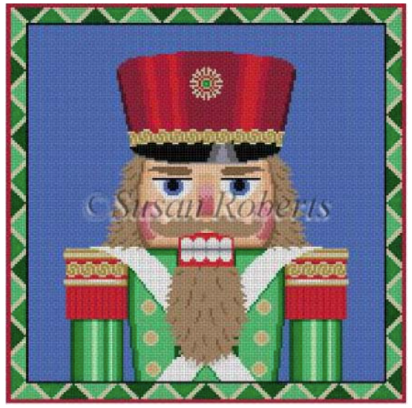 Nutcracker Green Guard Bust