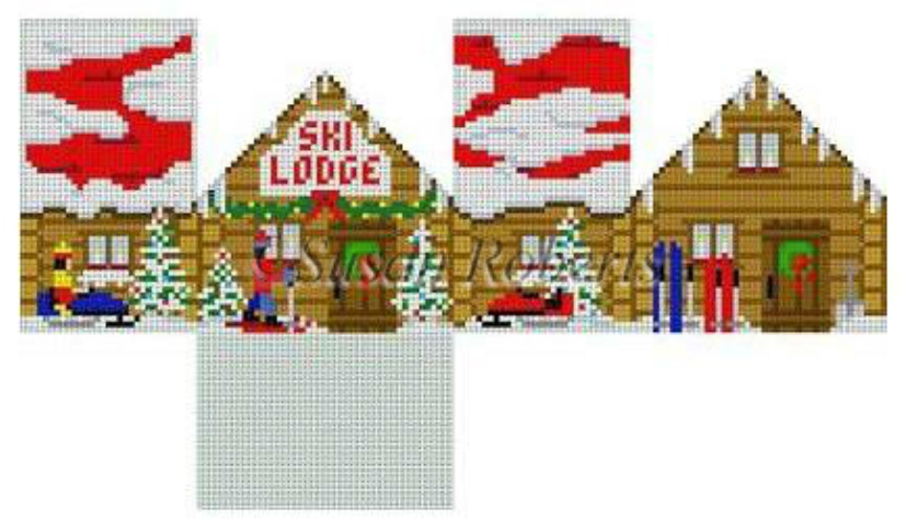 Ski Lodge 3-D Mini House