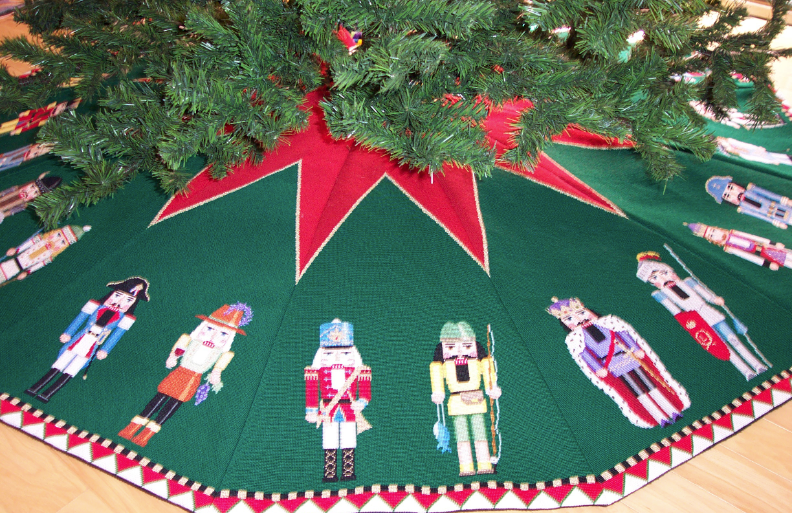 Entire Nutcracker Tree Skirt Series