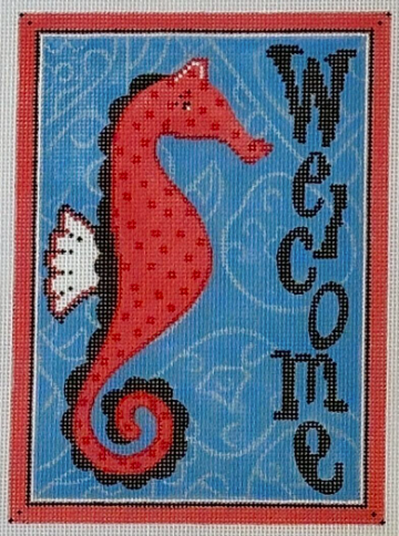 Sea Horse Welcome Sign