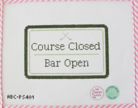 Course Closed...Bar Open - Golf