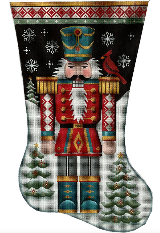 The Night Nutcracker Stocking