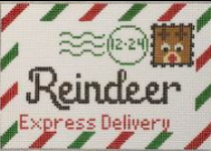 Reindeer Postcard