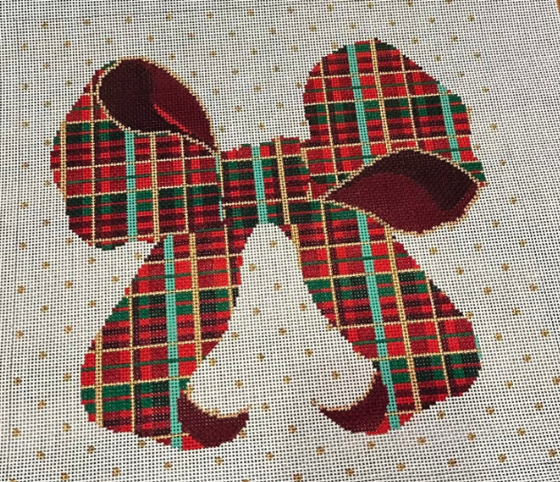 Plaid Bow 12X12 13M