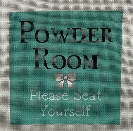 Powder Room Sign