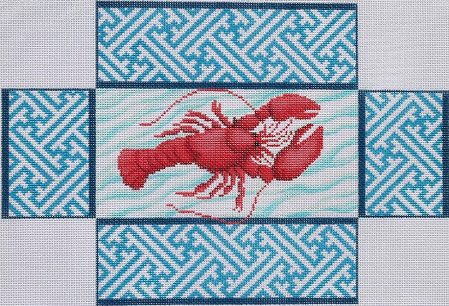 Lobster With Chinoiserie Border Brick